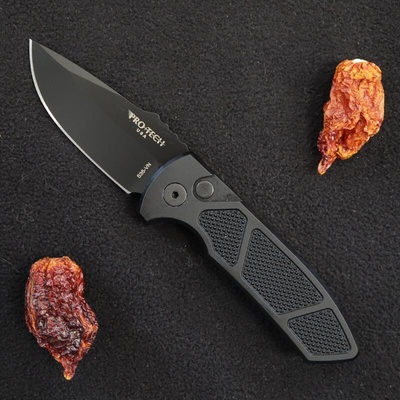 Pro-Tech SBR Short Bladed Rockeye Knurling Handle