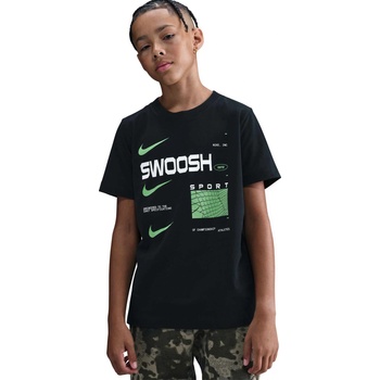 Nike Тениска k nsw tee swoosh spt