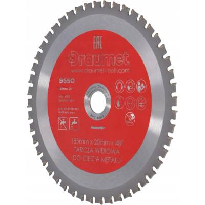 Vidiový kotouč na kov Draumet 185x20x48 mm
