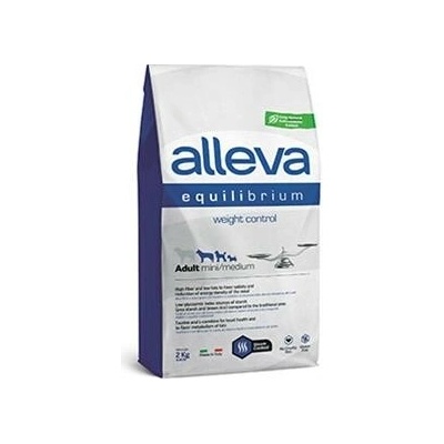 Alleva Equilibrium Weight Controll Adult Mini & Medium chicken & ocean fish 2 kg