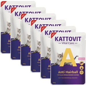 KATTOVIT Vital Care Anti Hairball пастет сьомга 6 x 85 г