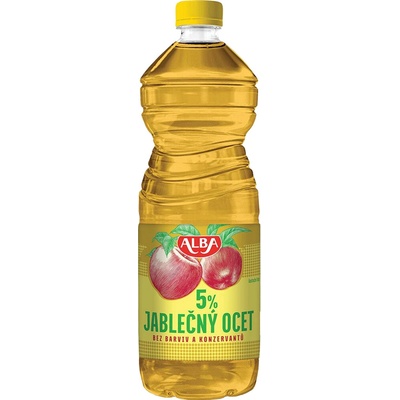 Alba jablečný ocet 5 % 1 l – Zboží Dáma