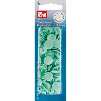 Prym Patentky plastové 12,4 mm, mintově zelená
