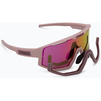 Bliz Слънчеви очила Bliz Fusion Small matt pink/brown w pink multi