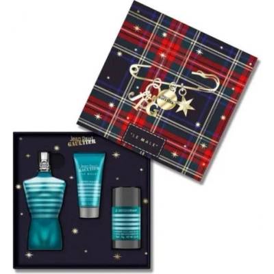 Jean Paul Gaultier Комплект за мъже Jean Paul Gaultier Le Male - Тоалетна вода 125 мл + Афтършейв балсам 50 мл + Дезодорант стик 75 мл