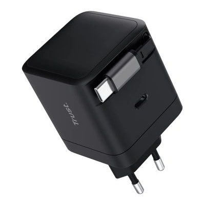 Trust Maxo Универсален Черен Променлив ток (AC) Бързо зареждане На закрито (25805)