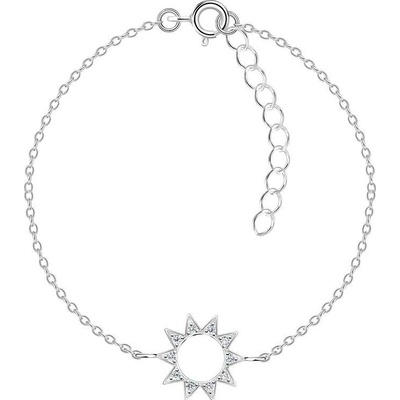 Luminosa stříbrný náramek ZIRKÓNOVÉ SLUNCE SB-011