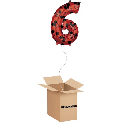 HeliumKing Balónový box 6 Mickey Mouse 66 cm