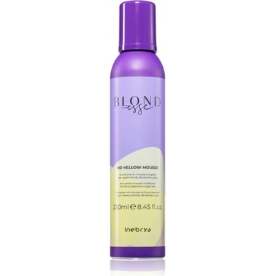 Inebrya BLONDesse No-Yellow Mask балсам-пяна неутрализиращ жълтеникавите оттенъци 250ml