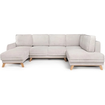 Bonami Бежов сгъваем ъглов диван от рипсено кадифе (десен ъгъл/"U" форма) Tori - Bonami Selection (TORIURIGHTCORNERPOSO100)