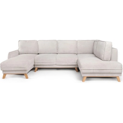 Bonami Бежов сгъваем ъглов диван от рипсено кадифе (десен ъгъл/"U" форма) Tori - Bonami Selection (TORIURIGHTCORNERPOSO100)