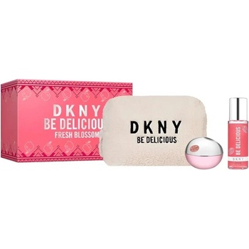 DKNY Be Delicious Fresh Blossom Комплект (EDP 100ml + Body Mist 125ml + Pouch) за Жени