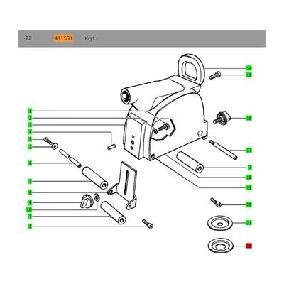 Festool Kryt LD (411531) náhradní díl