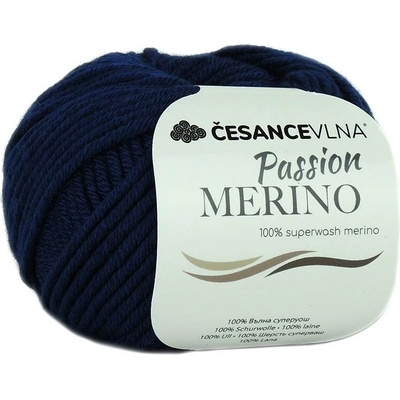 100% Merino příze - Passion tmavá modrá