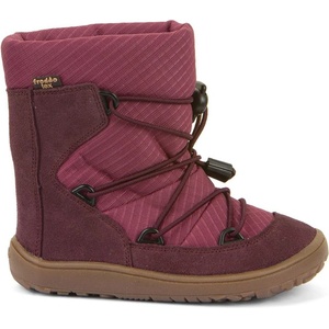 Froddo Детски боси зимни обувки froddo tex track wool, бордо - 27