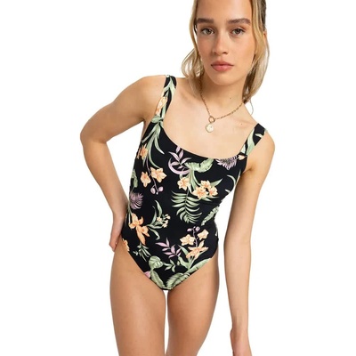 Roxy Бански костюм Roxy Pt Beach Classics swimsuit - Black (Anthracite Island Escape)