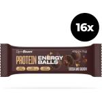 GymBeam Протеинови енергийни топчета 16 x 45 g какао и кашу