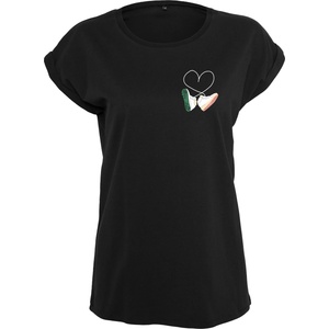 Mister Tee Дамска тениска в черен цвят Mister Tee Kicks Love EMBMODEL137 SALE - , размер S