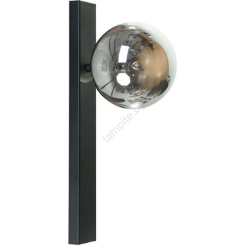 Zuma Line 1218 - Стенно осветително тяло SERENITY 1xG9/8W/230V черно/опушено черно (ZL0906)