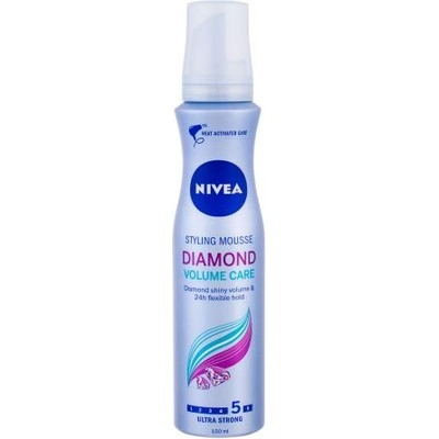 Nivea Diamond Volume Care пяна за коса с екстра силна фиксация 150 ml за жени