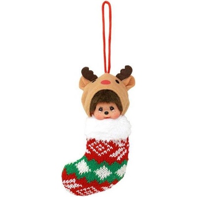 Monchhichi Плюшена декорация Monchhichi - Коледно еленче, 10 cm (288168)