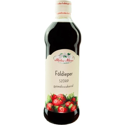 Mézes Jahodový sirup s fruktózou pre diabetikov 500ml