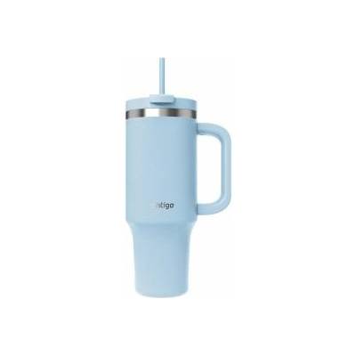 Contigo thermos bottle 1200 ml with handle and straw | Stainless Steel Insulated Thermal Drinking Bottle with Lid | Cools for 29 hours | Travel Mug | Thermo mug | | Glacier - 2212752