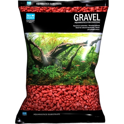 Aqua Excellent Piesok ziarivo ruzovy 3-6mm 3kg