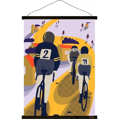 Art print -Velký závod - A3 černá lišta