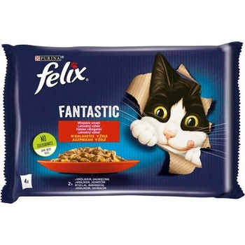 Felix Fantastic s králíkem a jehněčím v želé 48 x 85 g