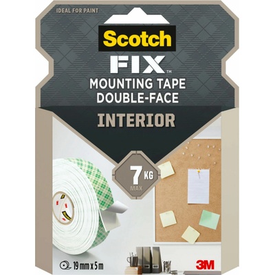 3M Scotch Fix Obojstranná interiérová montážna páska 19 mm × 5 m 4496G-1950-P