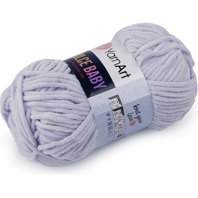 Prima-obchod Pletací žinylková příze Dolce Baby 50 g, barva 17 (776) modrá holubí