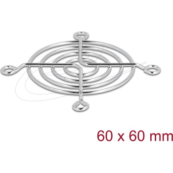 Delock Вентилационна решетка Delock 60 x 60 mm сребриста