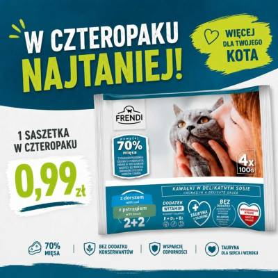 FRENDI Treska a pstruh v omáčce box 4x100 g