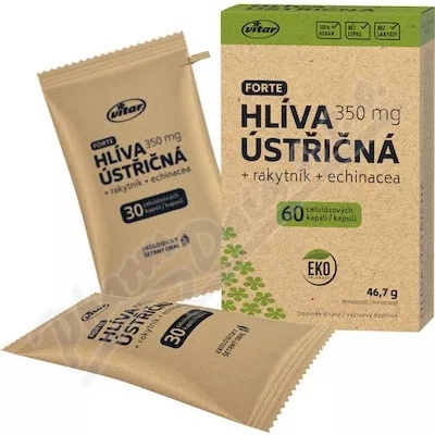 Vitar Hliva ustricová+echinacea+ rakytník ECO 60 kapsúl