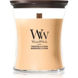 WoodWick Tangerine & Citron ароматна свещ с дървен фитил 275 гр