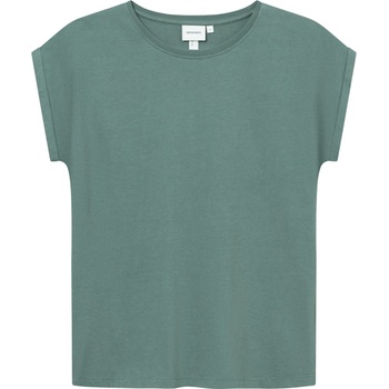 DEDICATED Дамска тениска DEDICATED Women's T-Shirt Visby Base - Dark Forest Green (116-7055-1412)