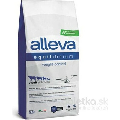 Alleva SP Equilibrium dog weight control chicken & ocean fish 12 kg
