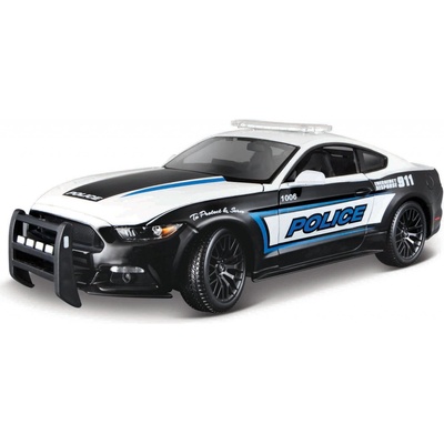 Maisto 2015 Ford Mustang GT čierno biely 1:18