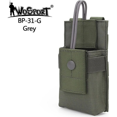 Wosport Molle na vysílačku malá šedá
