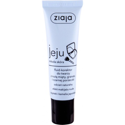 Ziaja Jeju Young Skin Tekutý korektor pre dokonalú pleť Natural 30 ml