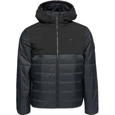 Tommy Hilfiger MIXED MEDIA HOODED čierna