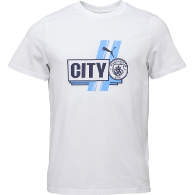 Puma tričko Manchester City FtblCulture bílé