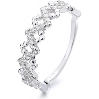 DELIS Пръстен от сребро 925, jw1346, елегантен дизайн, с родиево покритие (jw1346)