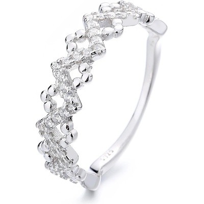 DELIS Пръстен от сребро 925, jw1346, елегантен дизайн, с родиево покритие (jw1346)