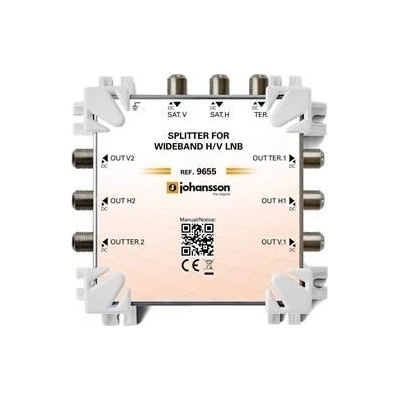 Johansson 9655 Wideband 2 cestný rozbočovač/splitter