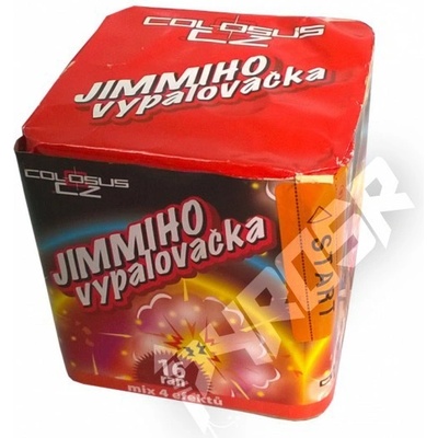 Kompaktný ohňostroj 16 rán 19 mm Jimieho Vypalovačka