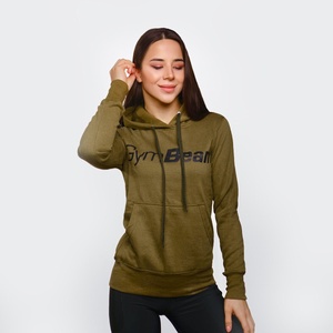 GymBeam Дамски суичър Athlete Military Green XS