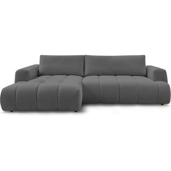 Bobochic Тъмносив сгъваем/с място за съхранение ъглов диван (ляв ъгъл) Fuji - Bobochic Paris (106514)