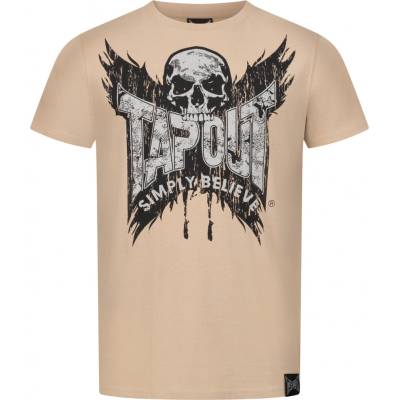 Tapout Men's t-shirt regular fit krémová